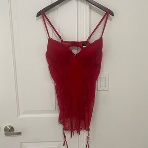 seductive wear cinema etoile Red Lace XL New Without Tags